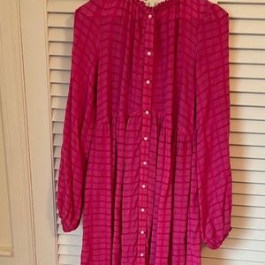 FREE PEOPLE Edie Dress (Hot Pink)